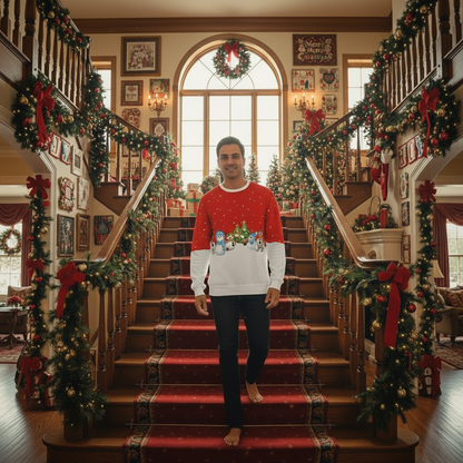 Autumn Winter Fashion Ugly Christmas Sweater Funny Pullover Women's. Men's