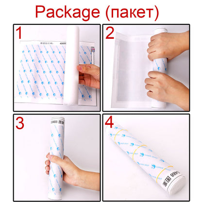 Diamond Painted Unicorn Embroidery Style