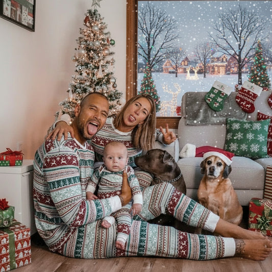 Christmas Fashion Sleep Wear Family Set