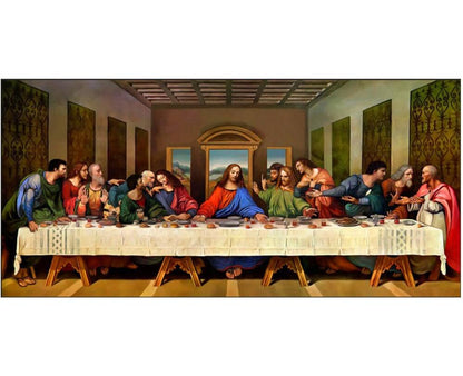 5D DIY The Last Supper Crystal Diamond Painting Jesus Cross