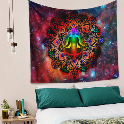 Creative Nordic Mandala Large Hanging  Net Red Bedroom Cloth Tapestry