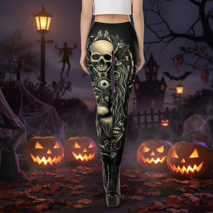 Printed Halloween leggings