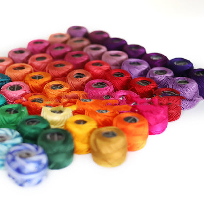 52 Colors No. 8 Crochet Fine Lace Cotton Hand-knitted Thread Crochet Thread