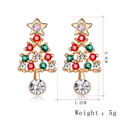 Christmas earrings jewelry