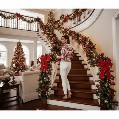 Christmas Elk Long Sleeve Knitted Sweater