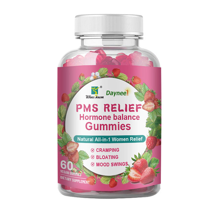 Dayneet PMS Relief Hormone Balance Gummies bottle, 60 wellness supplement gummies