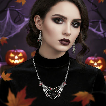 Punk Style Halloween Simulation Soft Rubber Jewelry Necklace