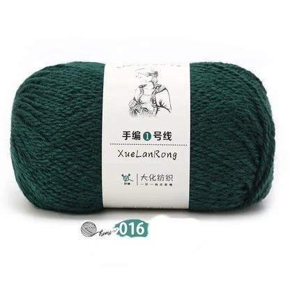 Hand-knitted Scarf Yarn Yarn Ball 4 Strands Of Coarse Wool Diy Yarn