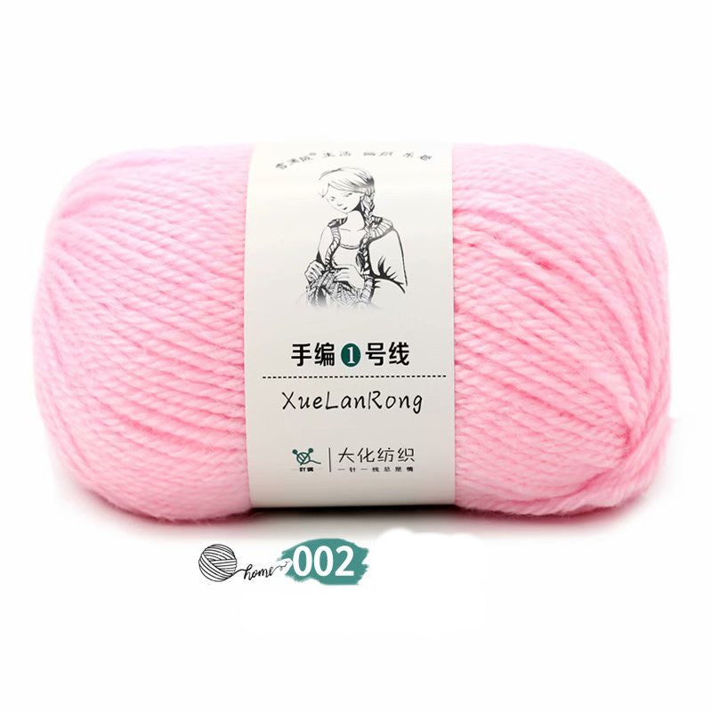 Hand-knitted Scarf Yarn Yarn Ball 4 Strands Of Coarse Wool Diy Yarn