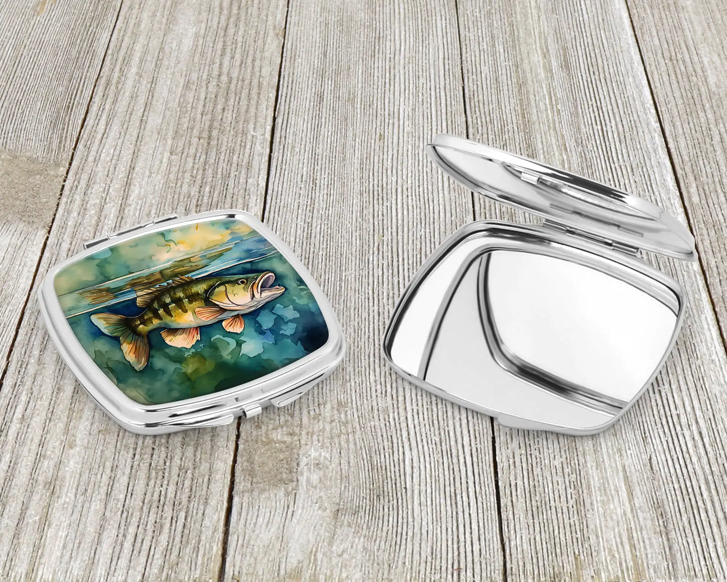 Smallmouth Bass Compact Mirror