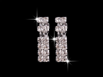 Hao Yue, bridal jewelry four, wedding match crystal set