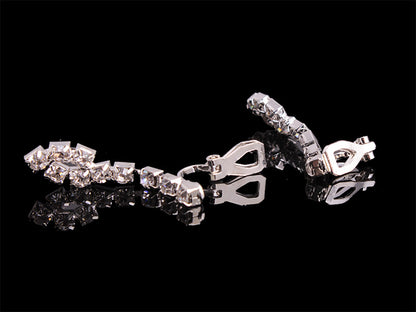 Hao Yue, bridal jewelry four, wedding match crystal set