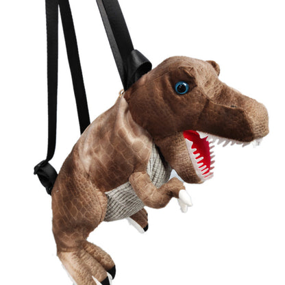 Plush Trend Dinosaur Simulation Backpack