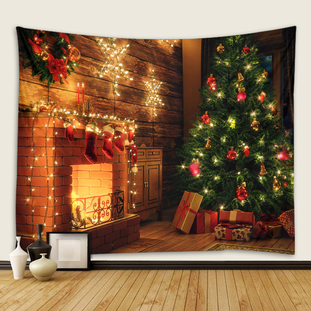 Tapestry Christmas Festive Festive Decoration Cloth