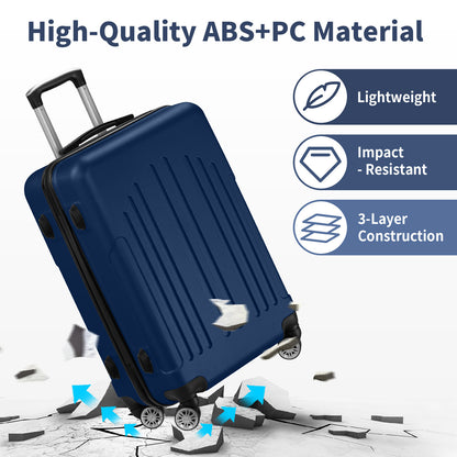 Three In One ABS PC Suitcase 20in 24in 28in Suitcase