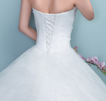 Bride New Large Tail Size Wedding Dress