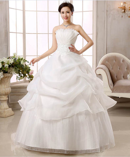 Wedding dress new bride slim lace