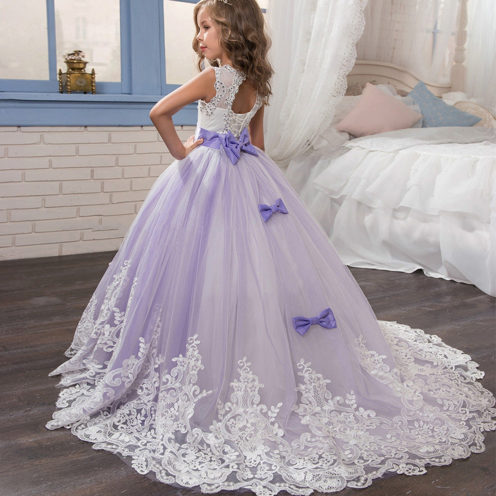 New children's clothing  lace wedding, pettiskirt princess, flower girl,