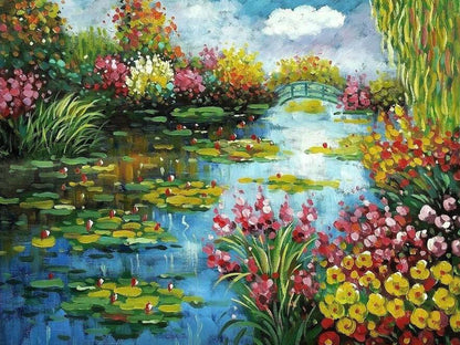 DIY Round Diamond Flower