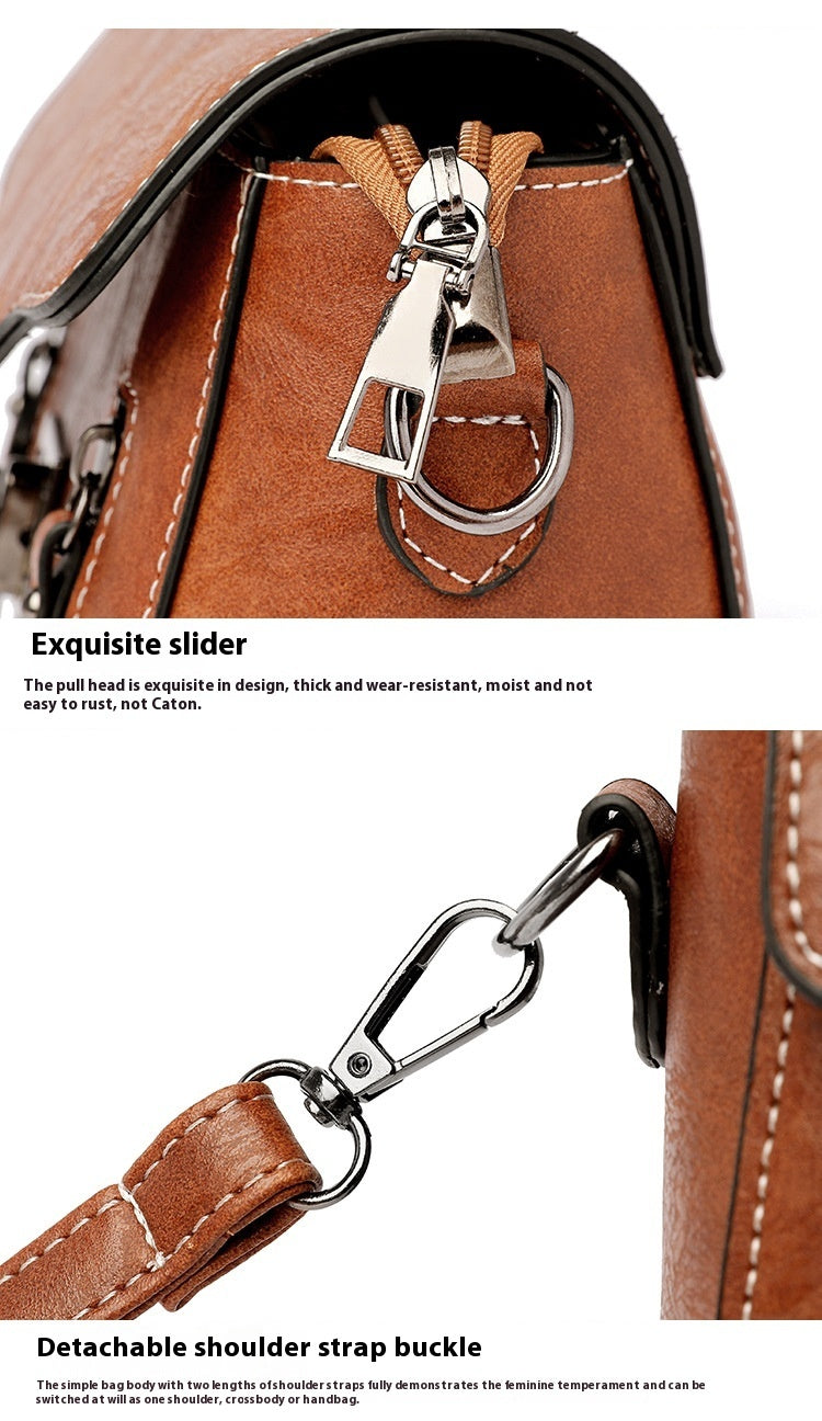 Retro Portable Shoulder Messenger Bag