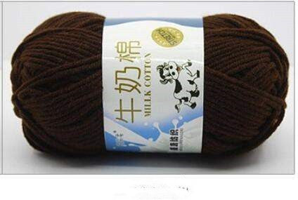 1 Pc Knitting Crochet Milk Soft Baby Cotton Wool Yarn 50g