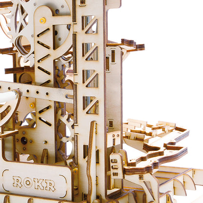 Wooden toy 3D hand-inserted puzzle gift mechanical transmission model