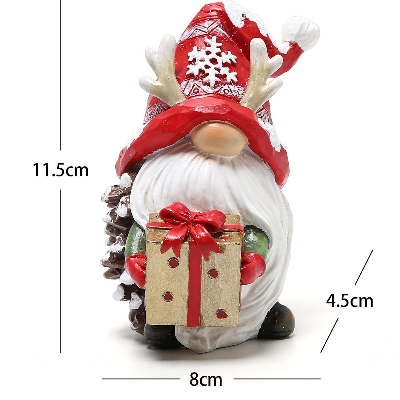 Christmas Statue Gnome Old Man Resin Desktop Ornaments Crafts