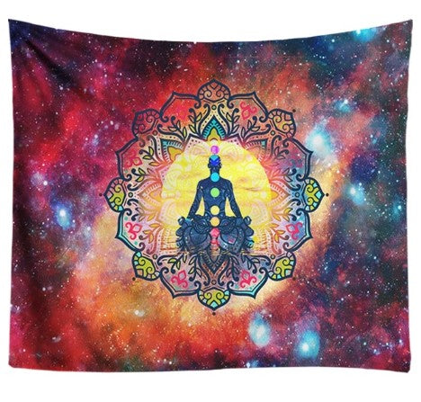 Creative Nordic Mandala Large Hanging  Net Red Bedroom Cloth Tapestry