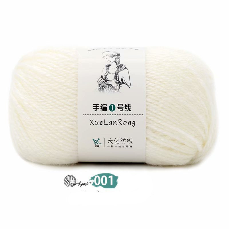 Hand-knitted Scarf Yarn Yarn Ball 4 Strands Of Coarse Wool Diy Yarn