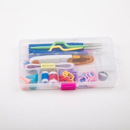 Handmade Wool Crochet Tool Set Combination Bag Metal Aluminum Yarn Needle