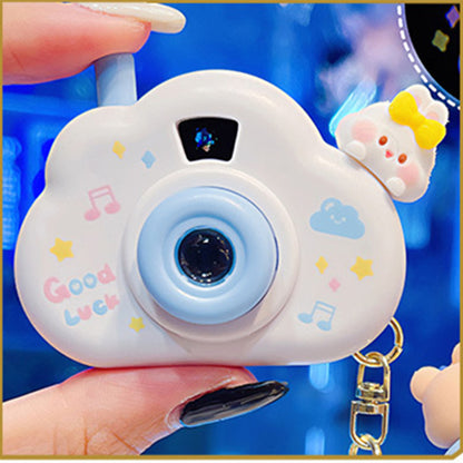 Home Minimalist Cloud Projection Camera Keychain Charm