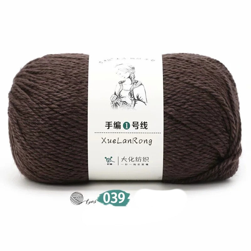 Hand-knitted Scarf Yarn Yarn Ball 4 Strands Of Coarse Wool Diy Yarn