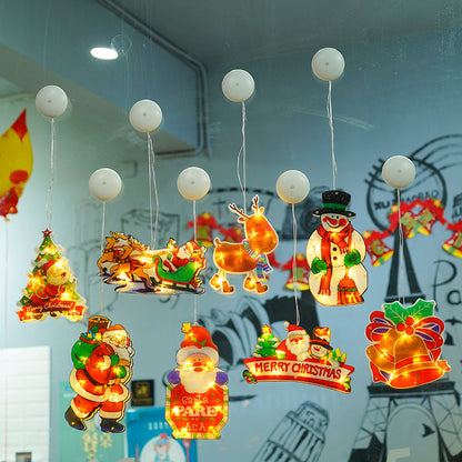 Christmas Decoration Lights Santa Snowman Elk