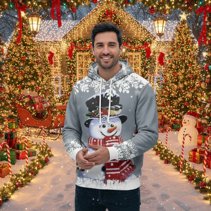 Christmas Snowman Personalized Printed Sweater