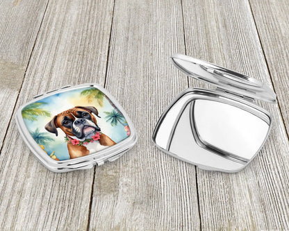 Boxer Luau Compact Mirror