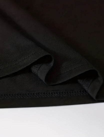 Breathable Soft Polyester Blend With Spandex Casual Men's T-Shirt, Machine Washable, Suitable For Spring, Summer, Autumn, Winter
