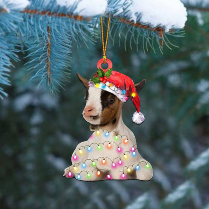 Christmas Tree Animal Pendant Milk Cow Sheep Cat Swan Home Decoration