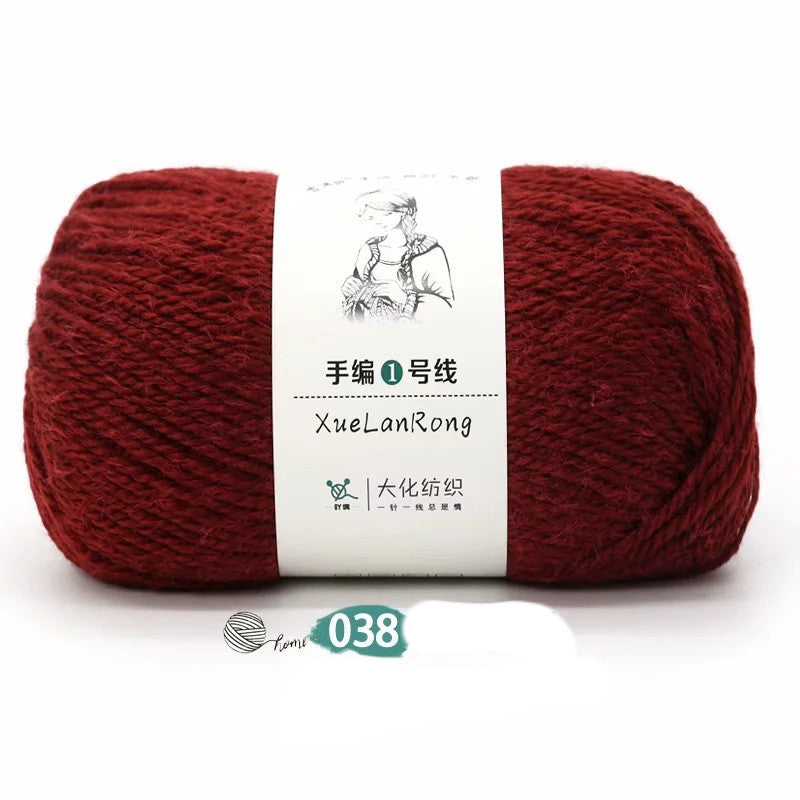 Hand-knitted Scarf Yarn Yarn Ball 4 Strands Of Coarse Wool Diy Yarn