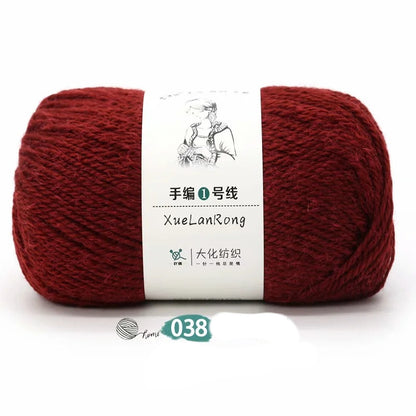 Hand-knitted Scarf Yarn Yarn Ball 4 Strands Of Coarse Wool Diy Yarn
