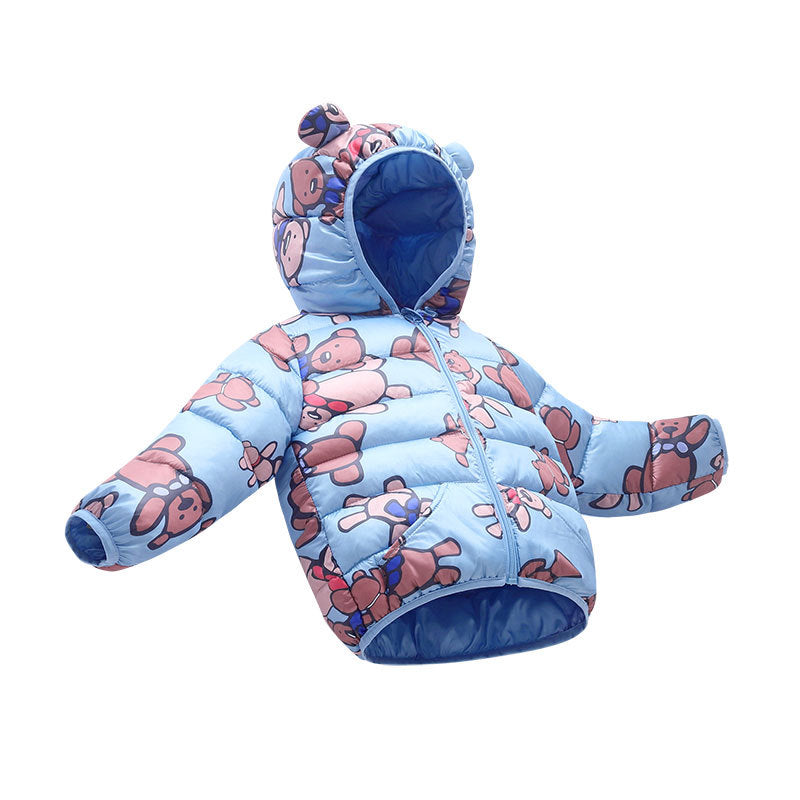 Children's Down And Wadded Jacket Lightweight Boys And Girls,