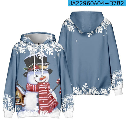 Christmas Snowman Personalized Printed Sweater