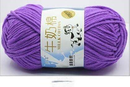 1 Pc Knitting Crochet Milk Soft Baby Cotton Wool Yarn 50g