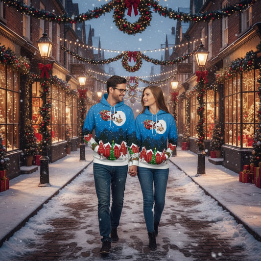 Christmas Clothing Digital Printing Hoodie Sweater