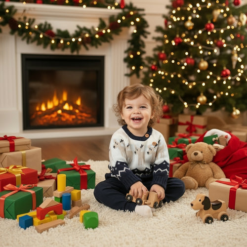 Cartoon Christmas elk sweater