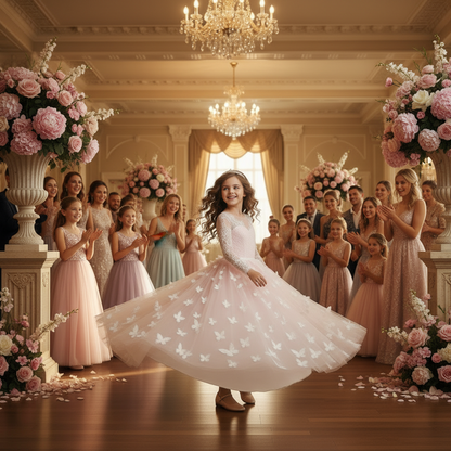 Princess dress flower girl evening dress