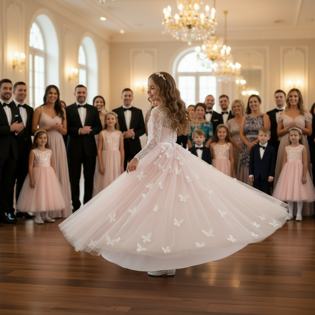 Princess dress flower girl evening dress