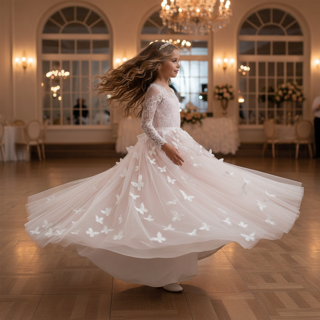 Princess dress flower girl evening dress