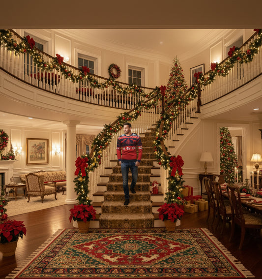 Men's Christmas Fawn Sweater