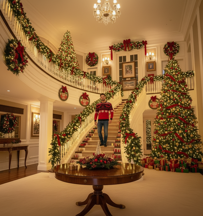 Men's Christmas Fawn Sweater