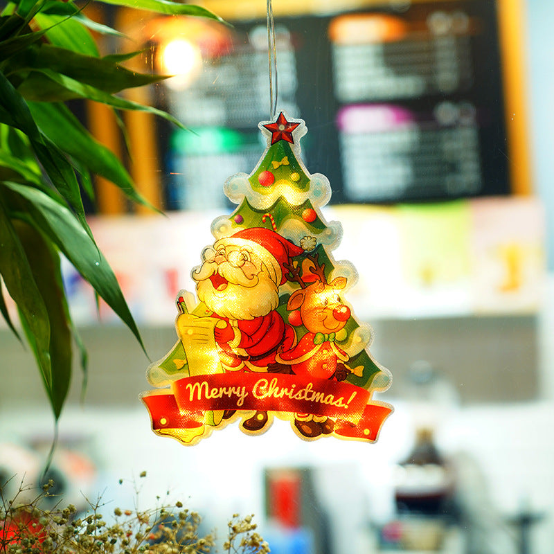 Christmas Decoration Lights Santa Snowman Elk